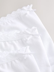 White Heart Lace Trim Briefs 7 Pack (1.5-16yrs) - Image 4 of 4