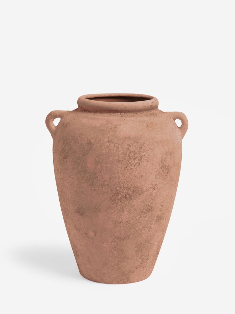 Terracotta Country Ceramic Lydford Medium Textured Flower Vase - Image 2 of 3 Terracotta Country Ceramic Lydford Medium Textured Flower Vase - Image 2 of 3