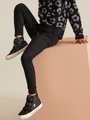 Black Denim Regular Length Jeggings (3-16yrs) - Image 1 of 1