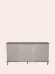 Laura Ashley Pale French Grey Hanover 3 Door Sideboard - Image 2 of 2