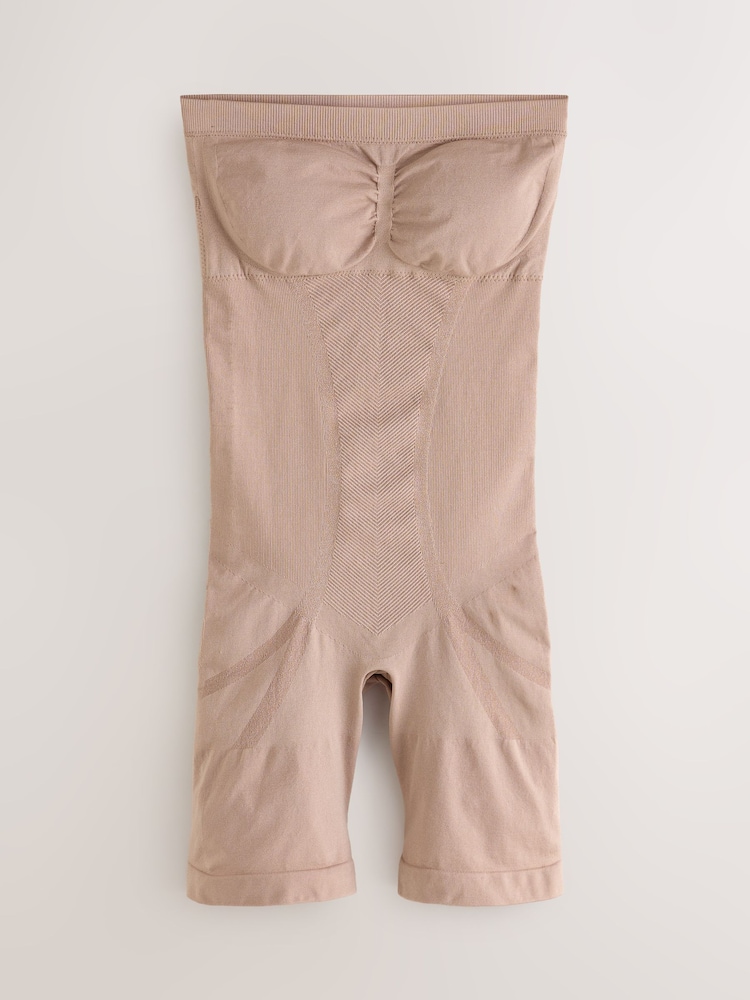 Pastellrosa beige - Fast magekontroll Bandeau lårsmoother - Bilde 1 av 3