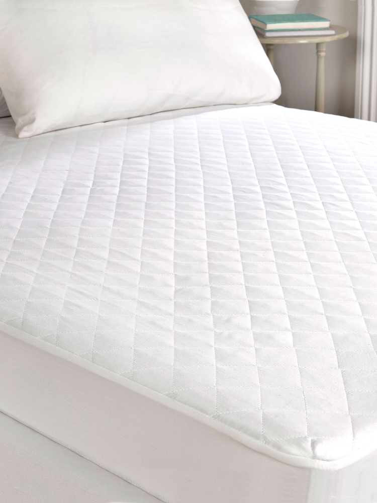 BHS 100% Cotton Luxury Anti-Allergy Mattress Protector - Image 1 of 2