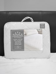 BHS 100% Cotton Luxury Anti-Allergy Mattress Protector - Image 2 of 2