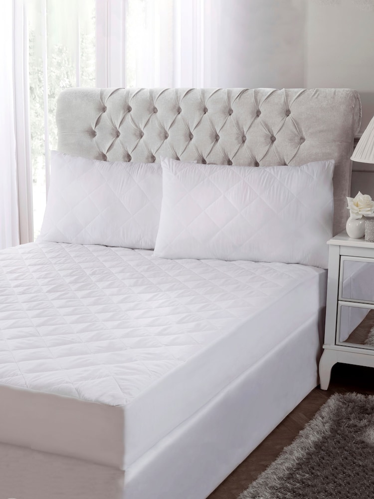 BHS Luxury Cotton Extra Deep Mattress Protector - Image 1 of 2