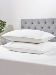 BHS 100% Cotton Pair of Duck Feather Pillows - Image 1 of 2