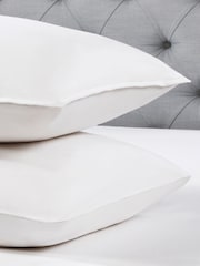 BHS 100% Cotton Pair of Duck Feather Pillows - Image 2 of 2