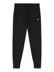 Lyle & Scott Black Boys 100% Cotton Joggers - Image 3 of 3