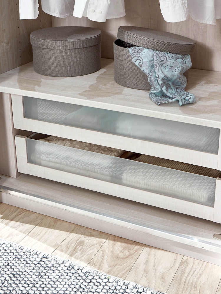 Wiemann Oak Jenson 1M Large Internal 2 Drawer Set - Image 1 of 5