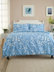Deyongs Blue Silhouette Duvet Cover and Pillowcase Set - Image 1 of 4