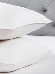 BHS 100% Cotton Pair of Goose Feather Pillows - Image 2 of 3