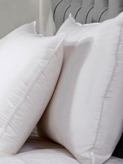 BHS 100% Cotton Pair of Goose Feather Pillows - Image 3 of 3