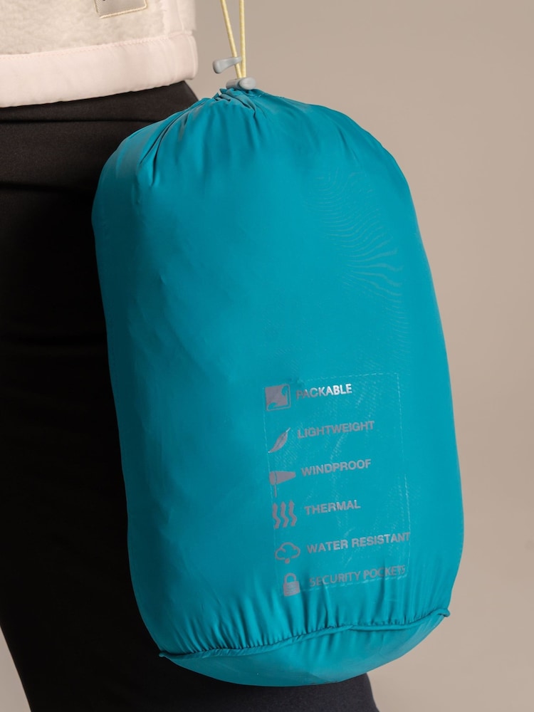 Teal Blå - Craghoppers Compresslite IX huvjacka - Bild 6 av 6 Teal Blå - Craghoppers Compresslite IX huvjacka - Bild 6 av 6