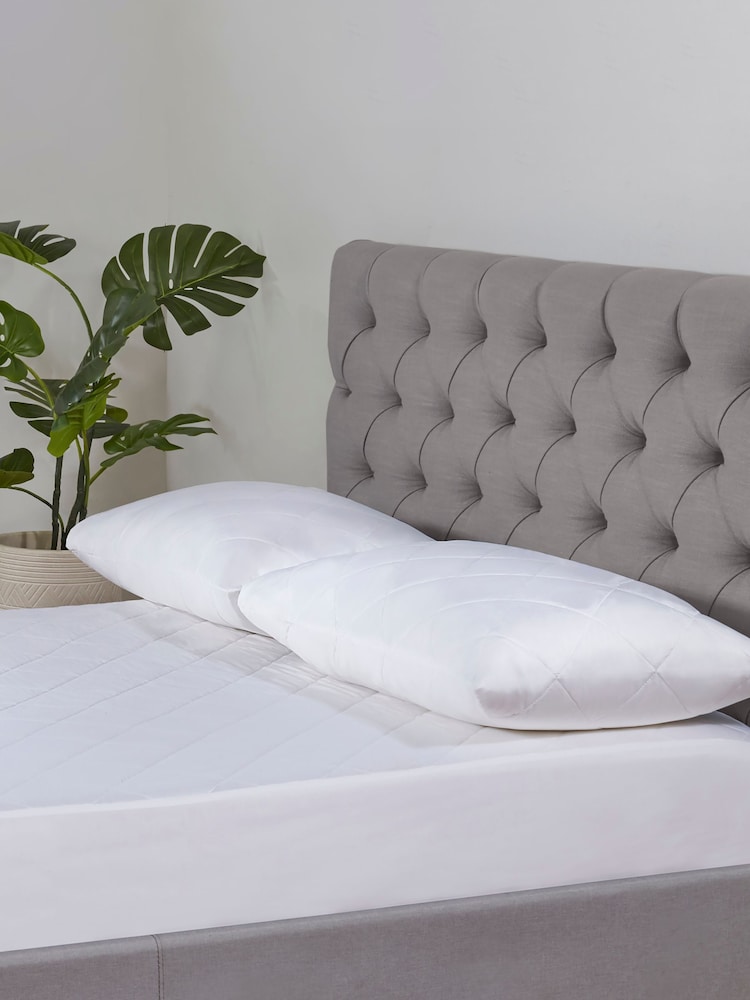 BHS Bamboo Viscose Quilted Mattress Protector - Image 1 of 2