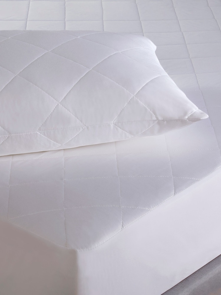BHS Bamboo Viscose Quilted Mattress Protector - Image 2 of 2