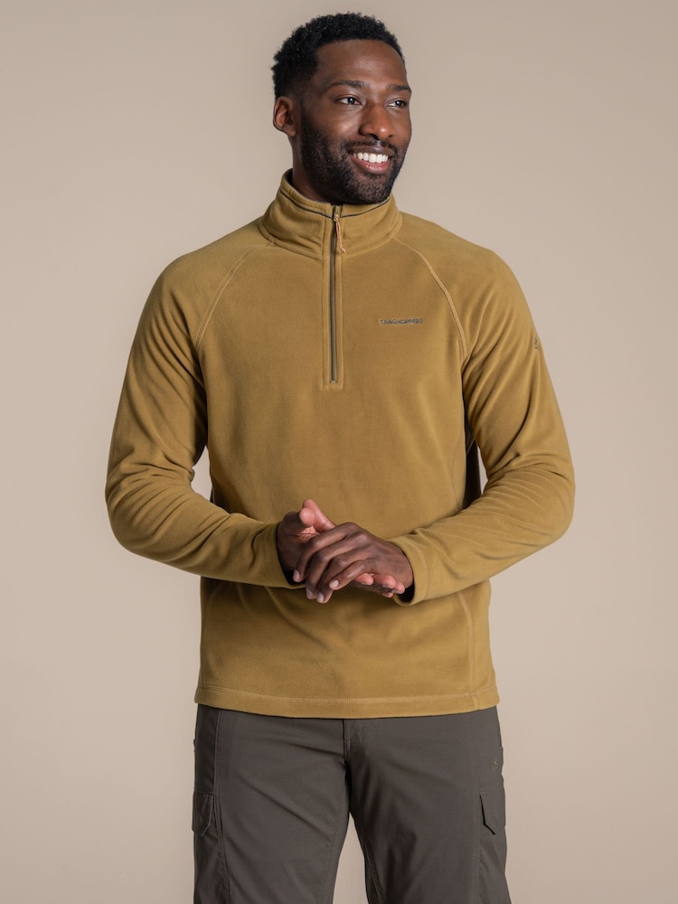 Craghoppers Yellow Corey VI Half Zip Fleece - Image 1 of 6 Craghoppers Yellow Corey VI Half Zip Fleece - Image 1 of 6