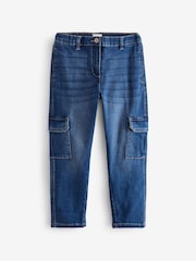 Denim Bright Blue Cargo Jeans - Image 1 of 1
