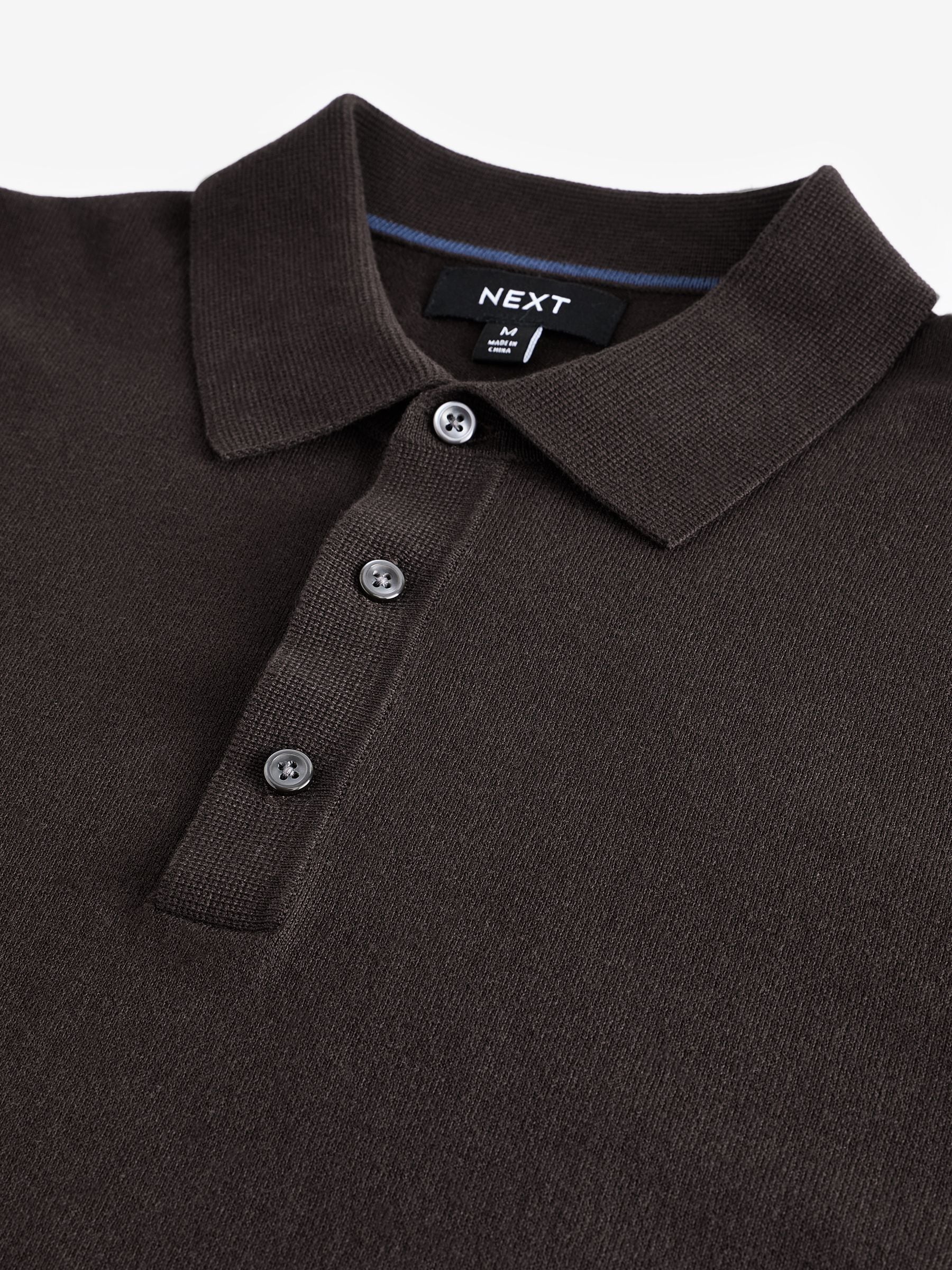 Hugo boss long sleeve knitted polo new arrivals