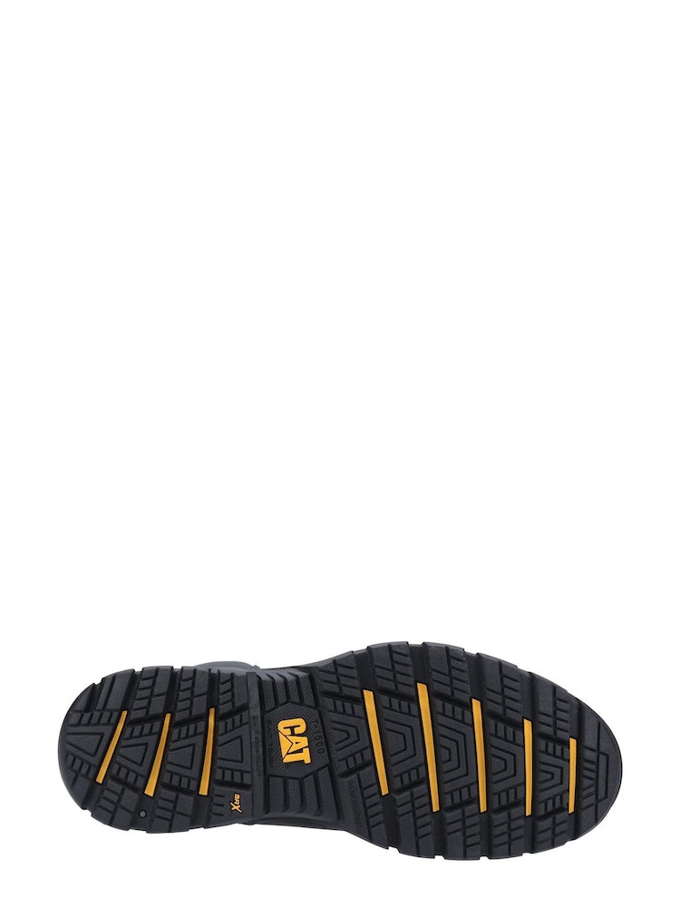 CAT Black Excavator Lace Up Safety Hiker Boots - Image 4 of 4