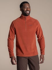 Orange - Craghoppers Corey VI Fleecepullover mit Halbreißverschluss - Bild 1 von 5