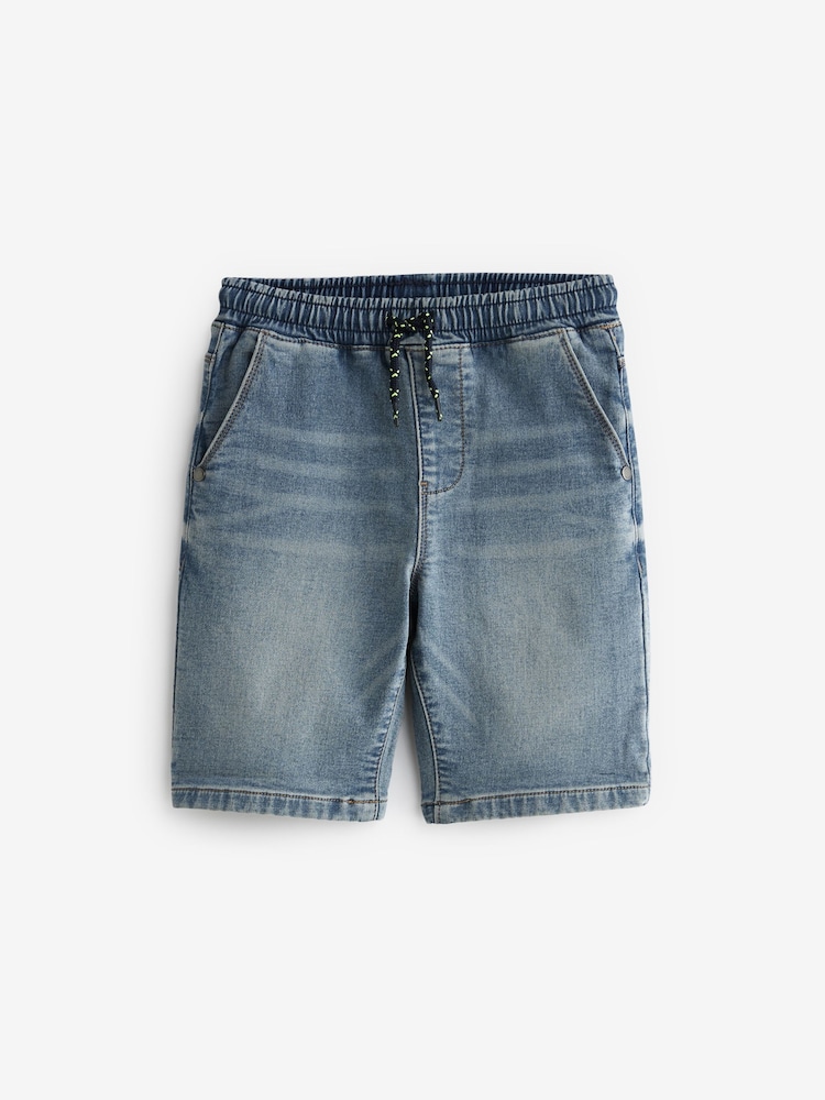 Light Blue Jersey Denim Shorts (3-16yrs) - Image 1 of 1