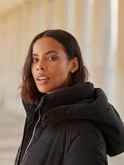 Black Padded Coat - Image 4 of 8