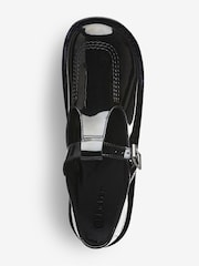 Kickers Black Patent Youth Leather School Shoes - Image 7 of 8