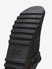 Kickers Black Patent Youth Leather School Shoes - Image 8 of 8