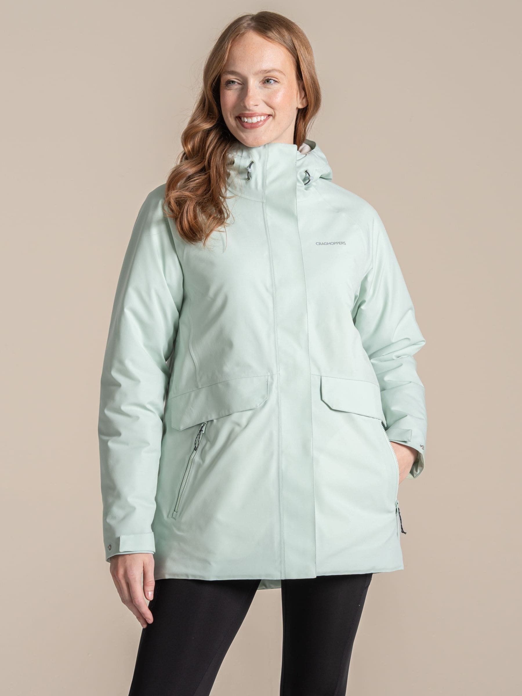 Craghoppers Women's Green Waterproof Caldbeck Ii Thermic Jacket Size: 20 - Image 2