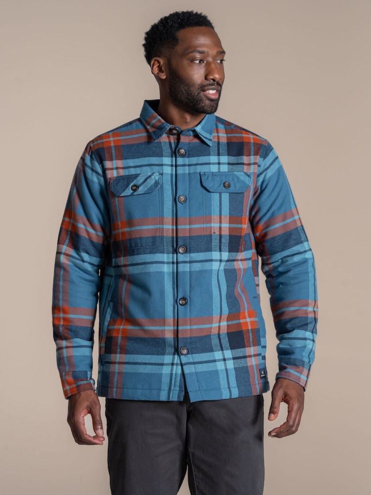 Craghoppers Blue Burnbank Overshirt - Image 1 of 6 Craghoppers Blue Burnbank Overshirt - Image 1 of 6