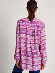 Monsoon Blaire Bluse mit Pinselstrichmuster - Bild 2 von 5