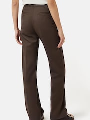 Jigsaw Cotton Twill Nevis Brown Trousers - Image 2 of 5