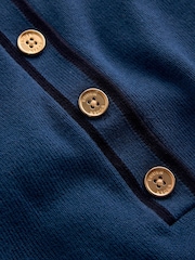 Boden Blue Liz Henley Jumper - Image 6 of 6