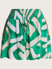 Monsoon Green Posy Print Shorts - Image 5 of 5