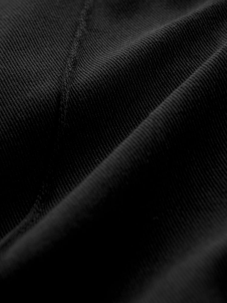 Black Jersey Seam Front Tapered Trousers - Image 6 of 6