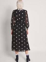 Monsoon Black Embroidered Fiori Shirt Dress - Image 2 of 5