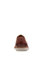 Clarks Brown Leather Atticus Limit Shoes - Image 6 of 7