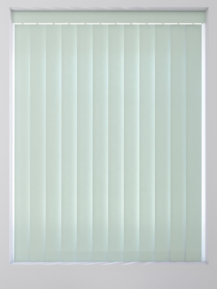 Blue Canvas Made To Measure Vertical Blind - Image 1 of 5