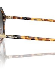 COACH Brown HC8377U Sunglasses - Image 3 of 5