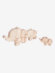 JoJo Maman Bébé Wooden Elephant Family - Image 2 of 4