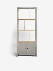 Dove Grey Malvern Oak Effect Storage Ladder Shelf - Image 3 of 9