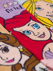 Vanilla Underground Pink Girls Disney Princess Socks 6 Pack - Image 2 of 4