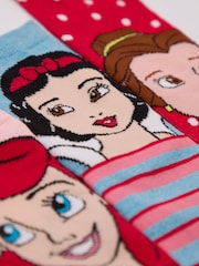 Vanilla Underground Pink Girls Disney Princess Socks 6 Pack - Image 3 of 4