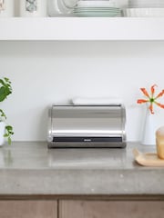 Brabantia Silver Roll Top Bread Bin Medium - Image 1 of 3