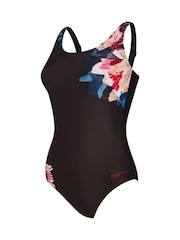 Zoggs Black Adjustable Scoopback Swimsuits With Fixed Foam Cups And Tummy Control - Image 6 of 7