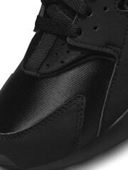 Nike Black Huarache Run 2.0 Youth Trainers - Image 1 of 8