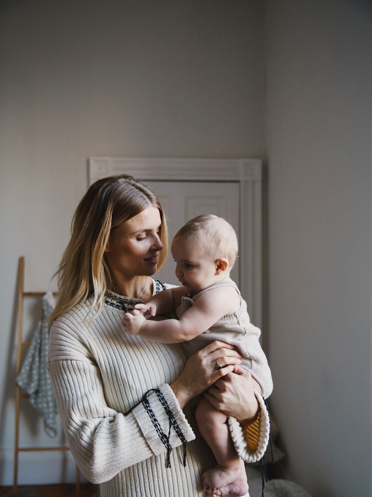 The Little Tailor Stylish Baby Knitted 100% Cotton Romper - Image 2 of 8