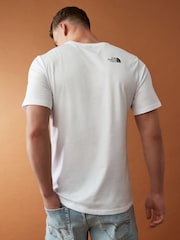 The North Face White Mens Fine Alpine Equipment 3 Short Sleeve 100% Cotton T-Shirt - Image 2 of 6