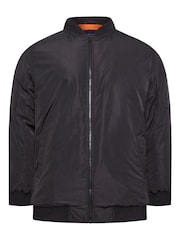 BadRhino Big & Tall Black Rasen Bomber Jacket - Image 2 of 3