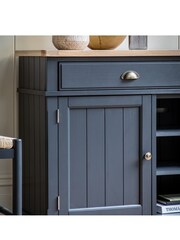 Gallery Home Meteor Navy Leroy 2 Door/2 Drawer Sideboard - Image 3 of 11