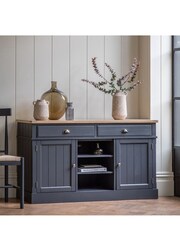Gallery Home Meteor Navy Leroy 2 Door/2 Drawer Sideboard - Image 5 of 11